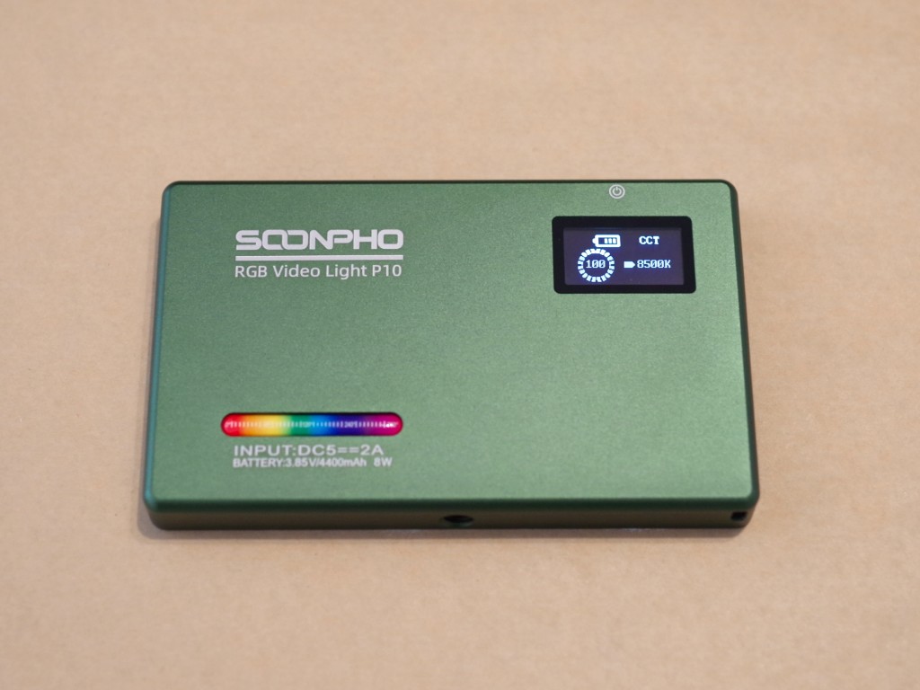 超コンパクトで彩り自由なLEDビデオライト『Soonpho RGB Video Light P10 』のレビュー  6tenths2 BLOG